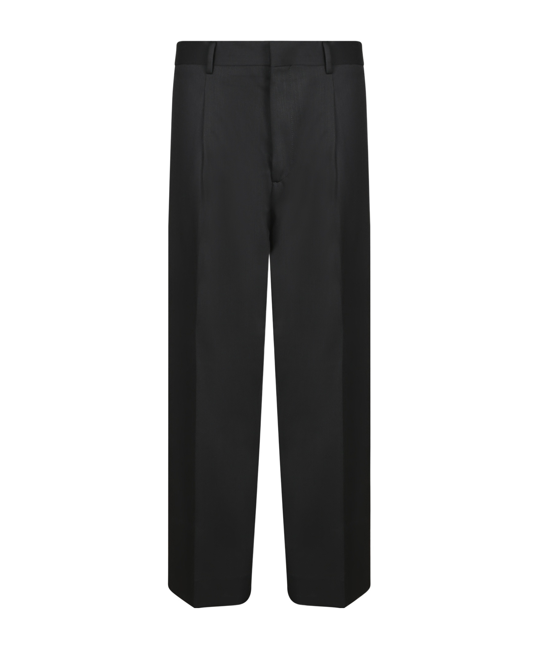 Costumein Belt Loop Casual Pants In Black