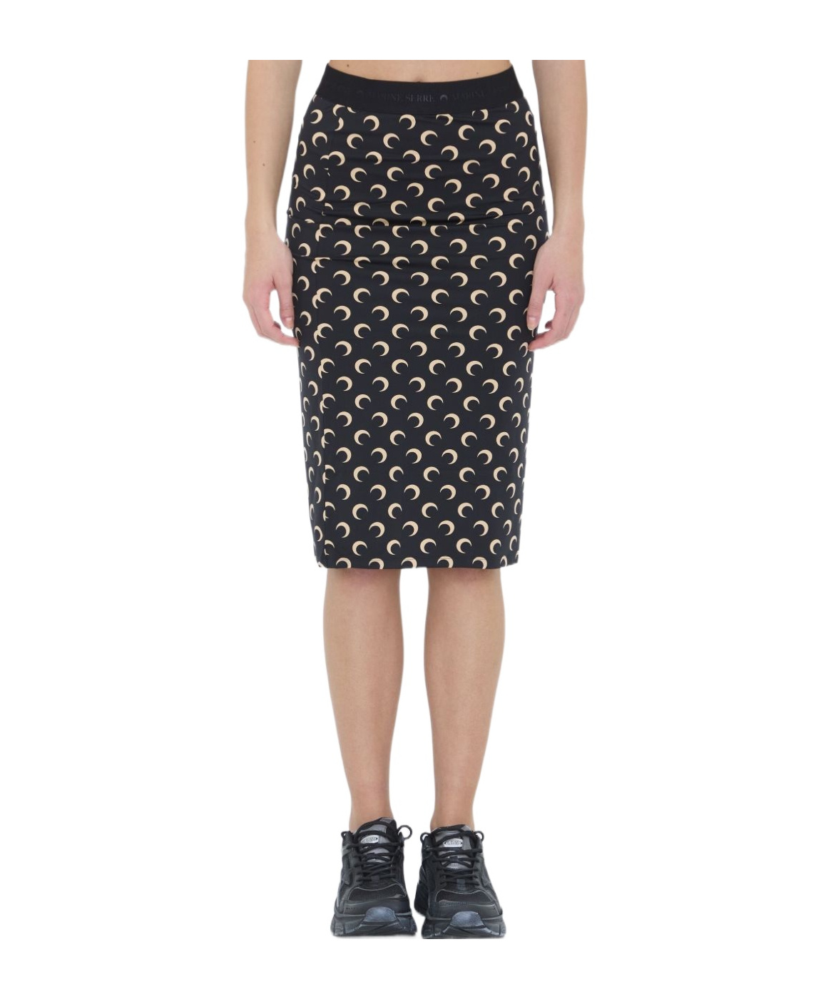 Marine Serre Skirt In Black