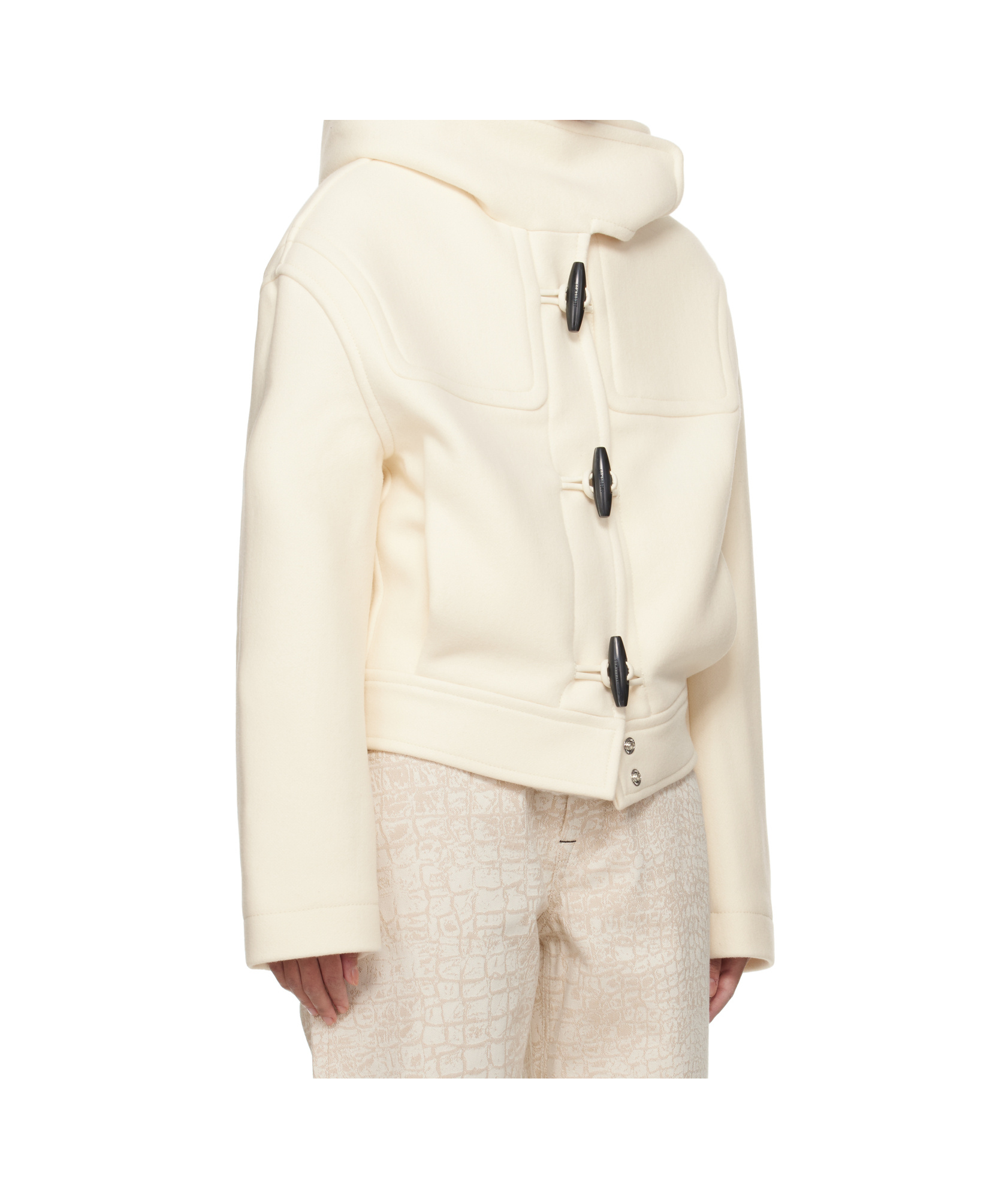Jacquemus Long-sleeved Casual Jacket In White