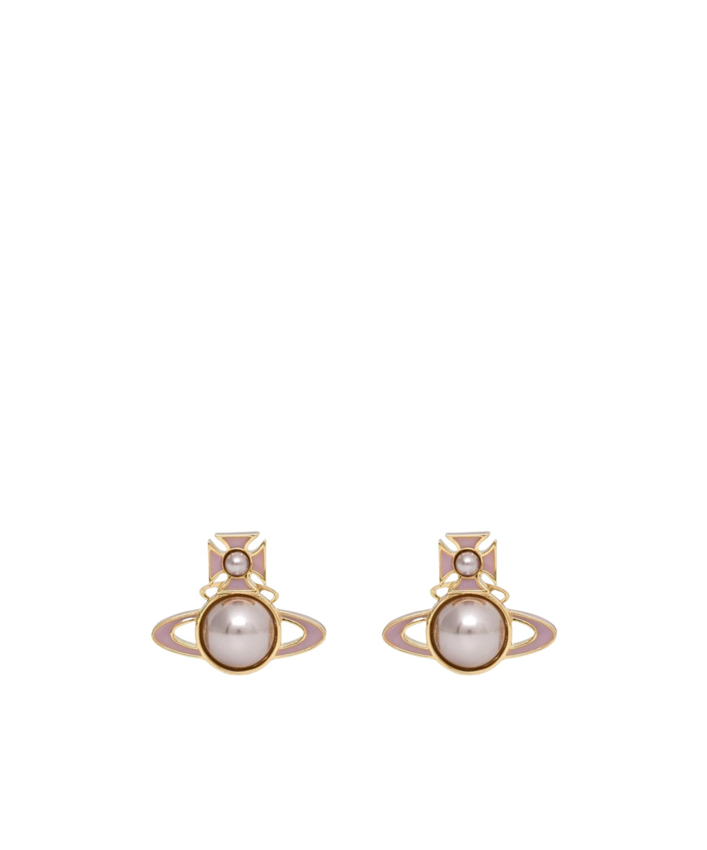 Vivienne Westwood Needle Earrings In Gold