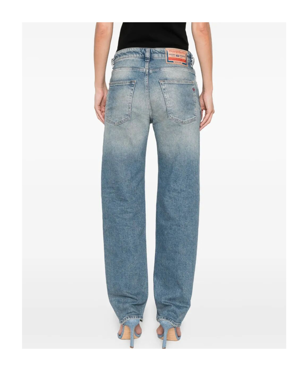 Diesel 1988 D-ark 09m21 Faded-effect Jeans In Blue