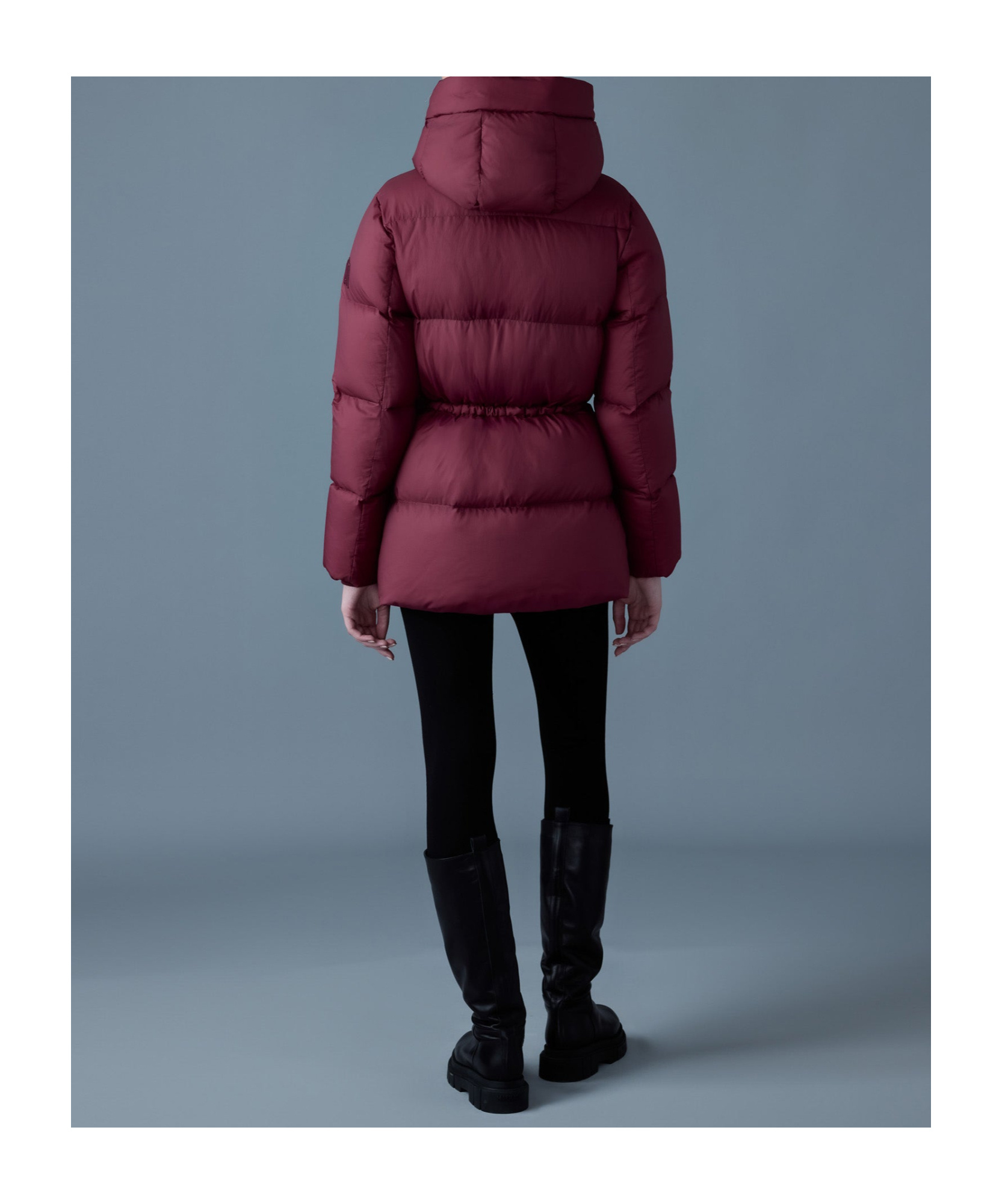 Shop Mackage Freya-city Jacket In Red