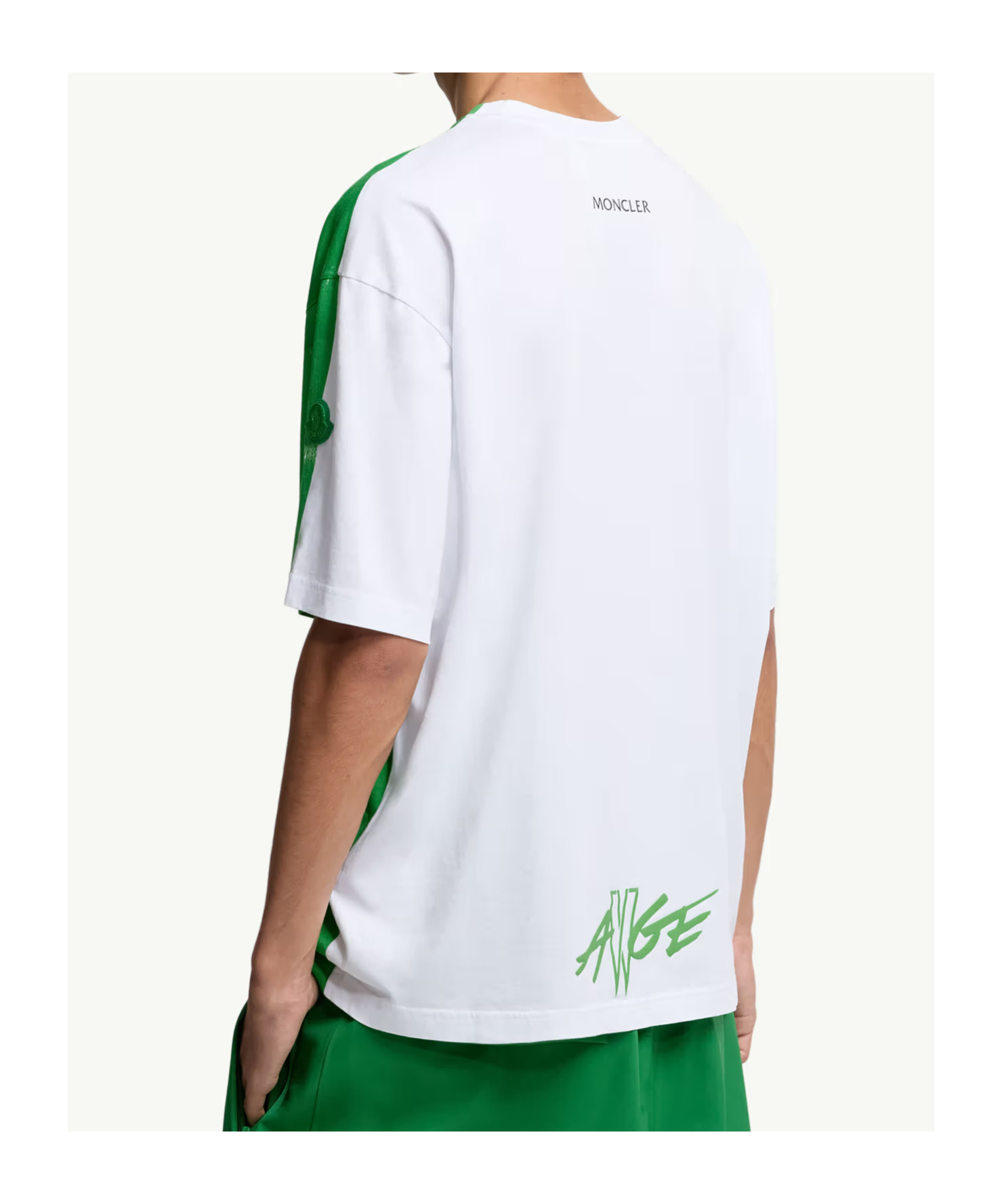 Moncler X Asap Rocky Logo Patch T-shirt In Green