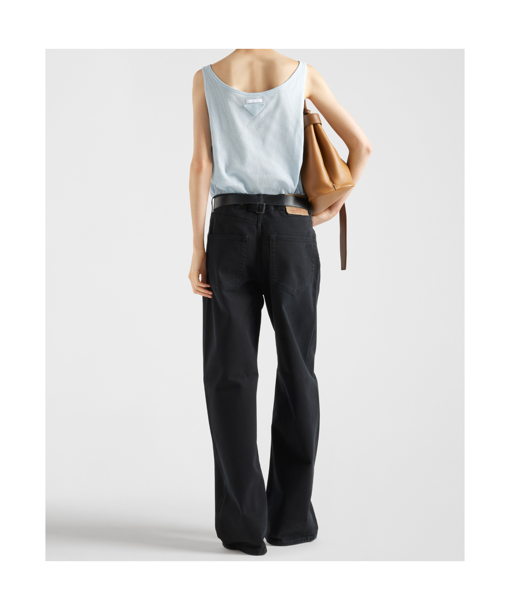 Prada Sleeveless Vest In Astro