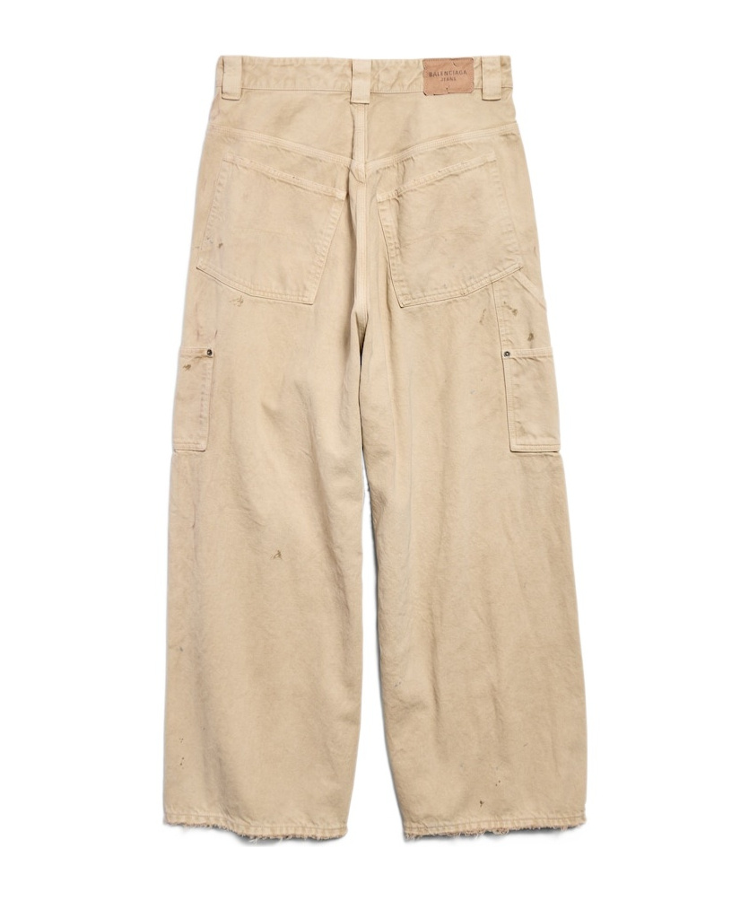 Balenciaga Straight Trousers Contrast Panels