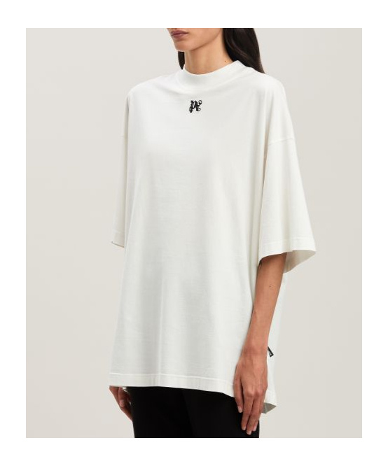 Palm Angels Pencil Drawing Wings Printed T-shirt In White