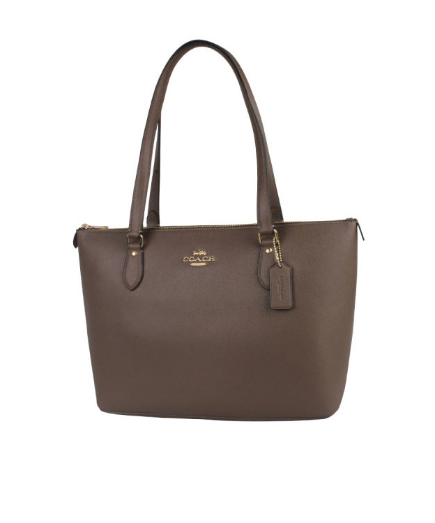 Coach Double Handle Shoulder Bag In Brown