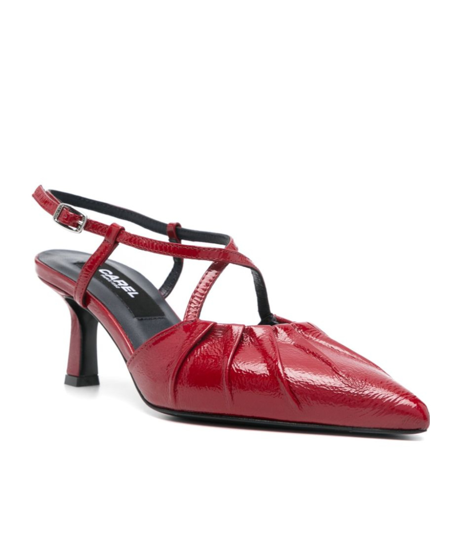 Carel Paris 65mm Neri Pumps In Red