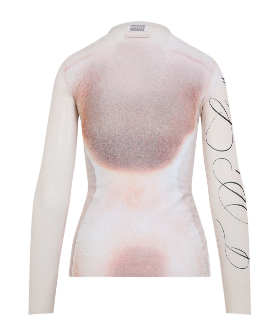 Jean Paul Gaultier Mesh Coat In White