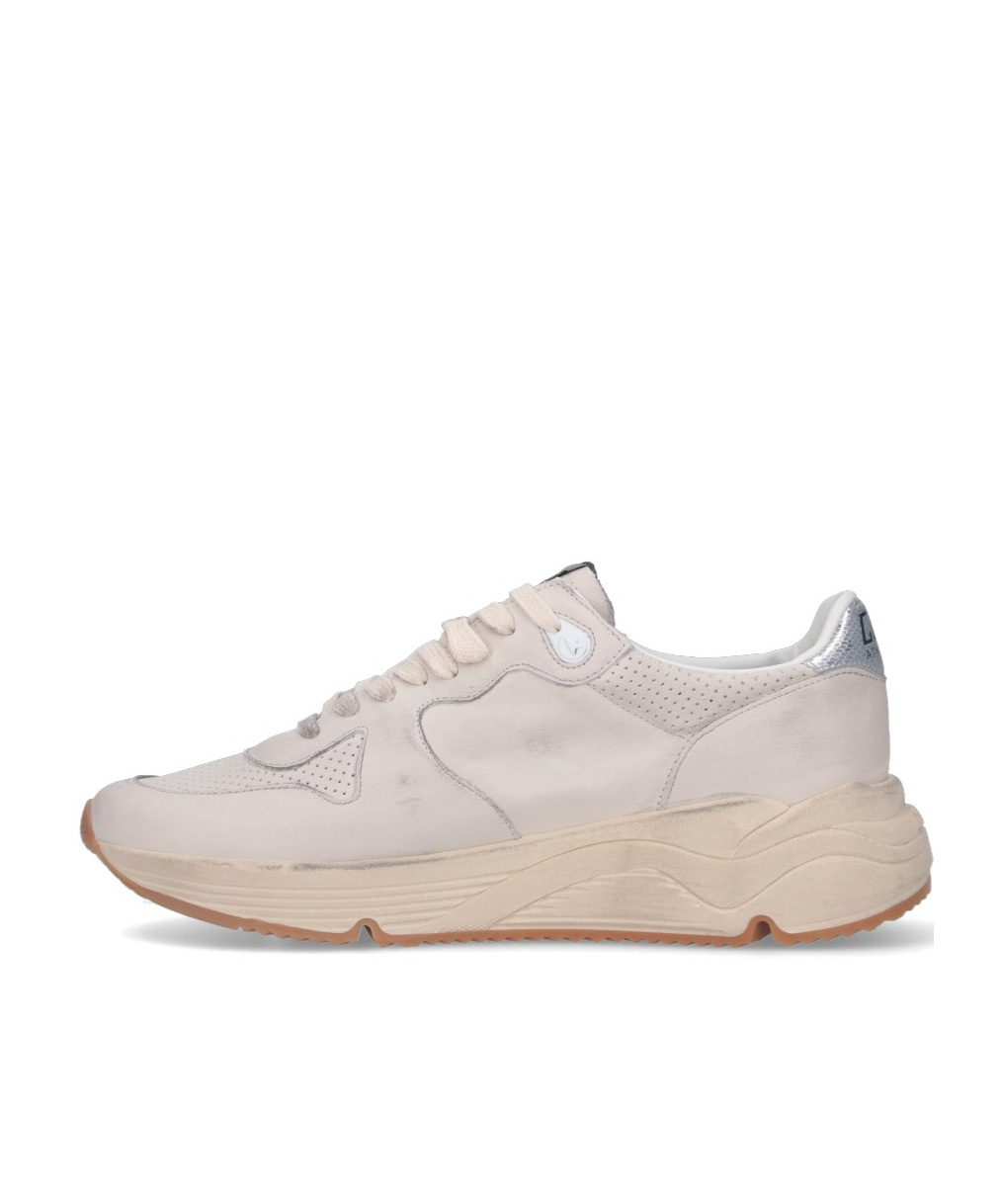 Golden Goose Running Sole Sneakers In White