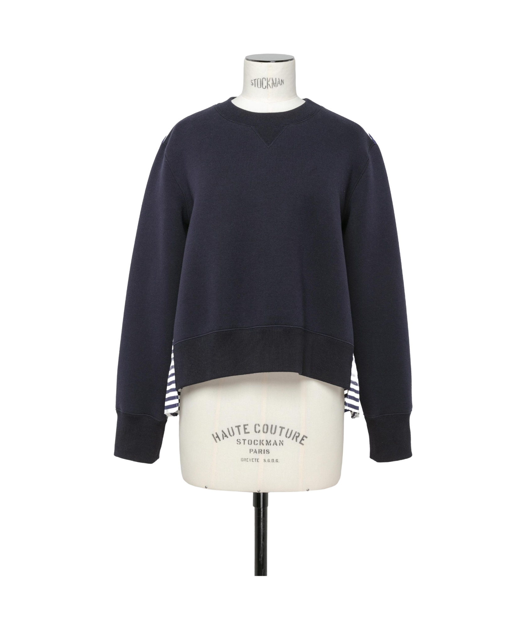 Sacai Spliced Hoodie In Black