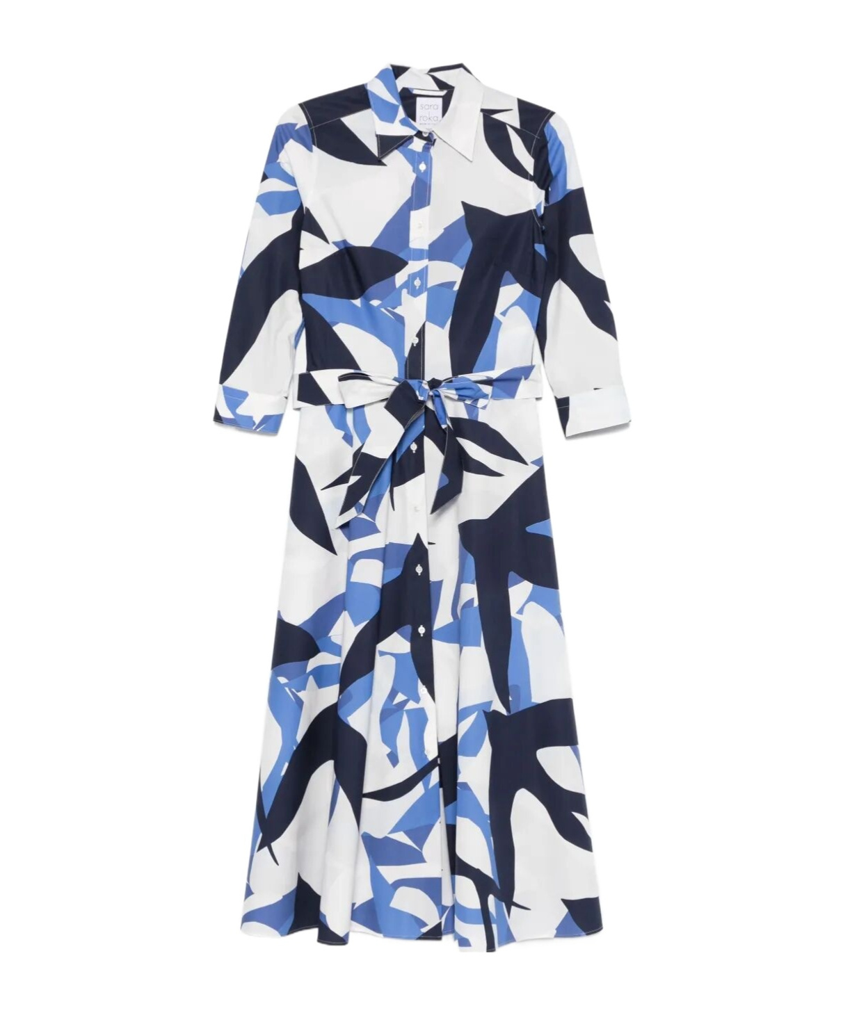 Sara Roka Davida 85 Midi Dress In White