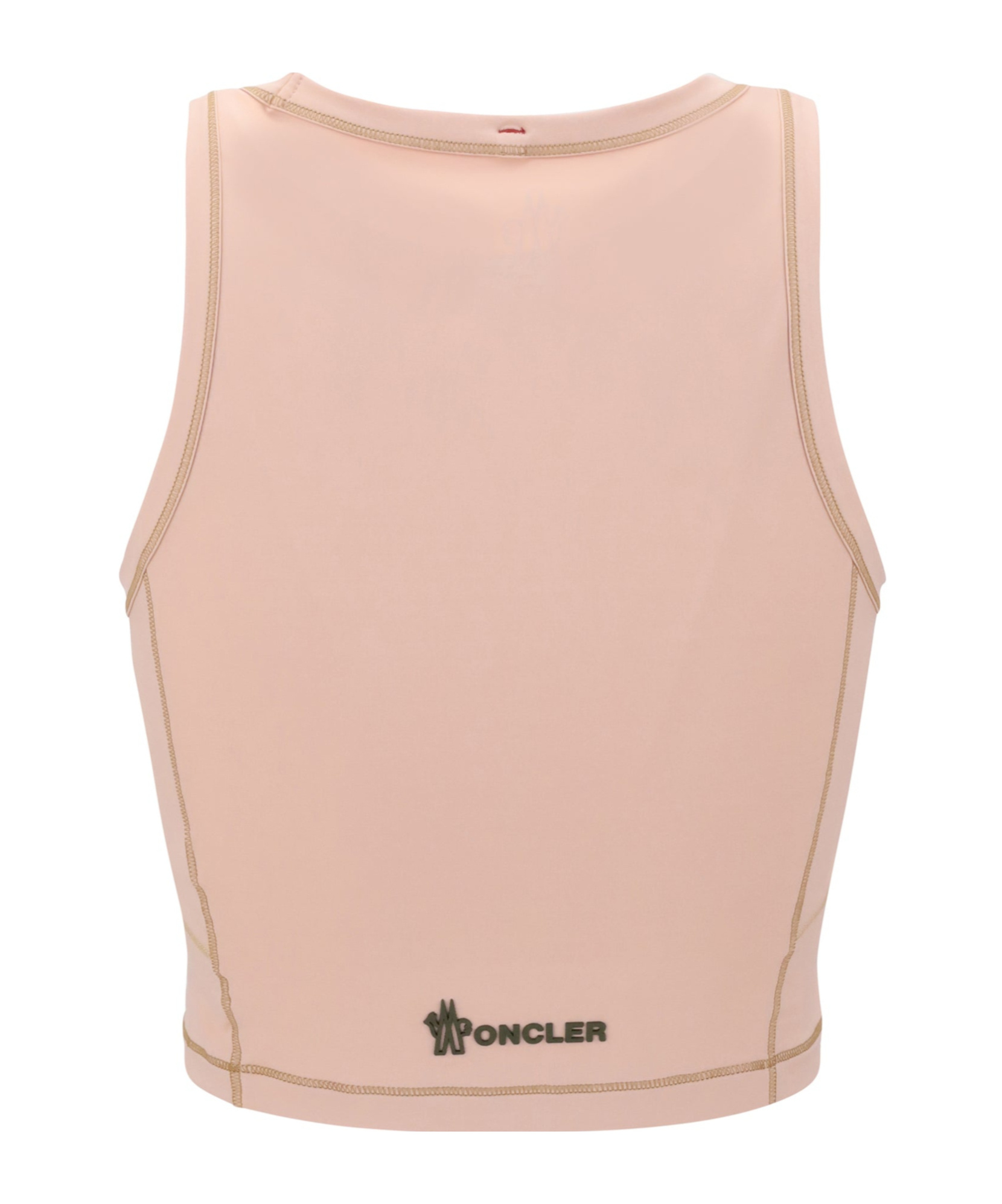 Moncler Sleeveless Round Neck Top With Contrast Stitching