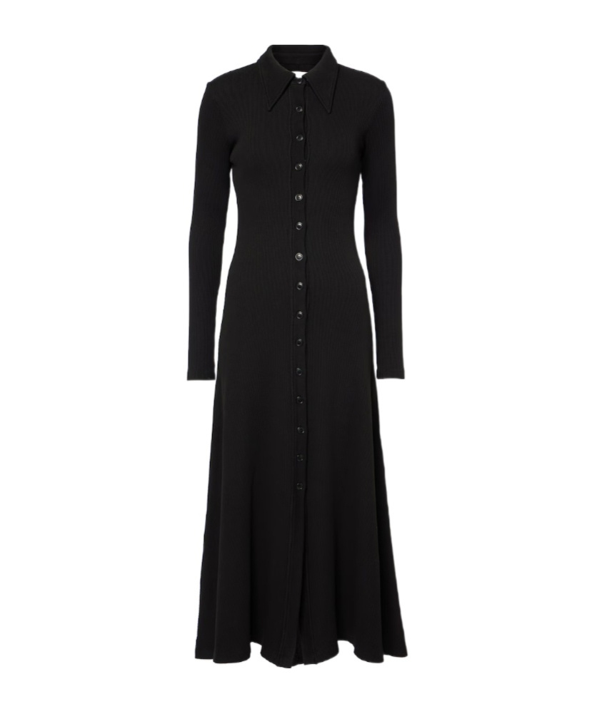 Citizen Of Humanity Gila Midi Dress In Black