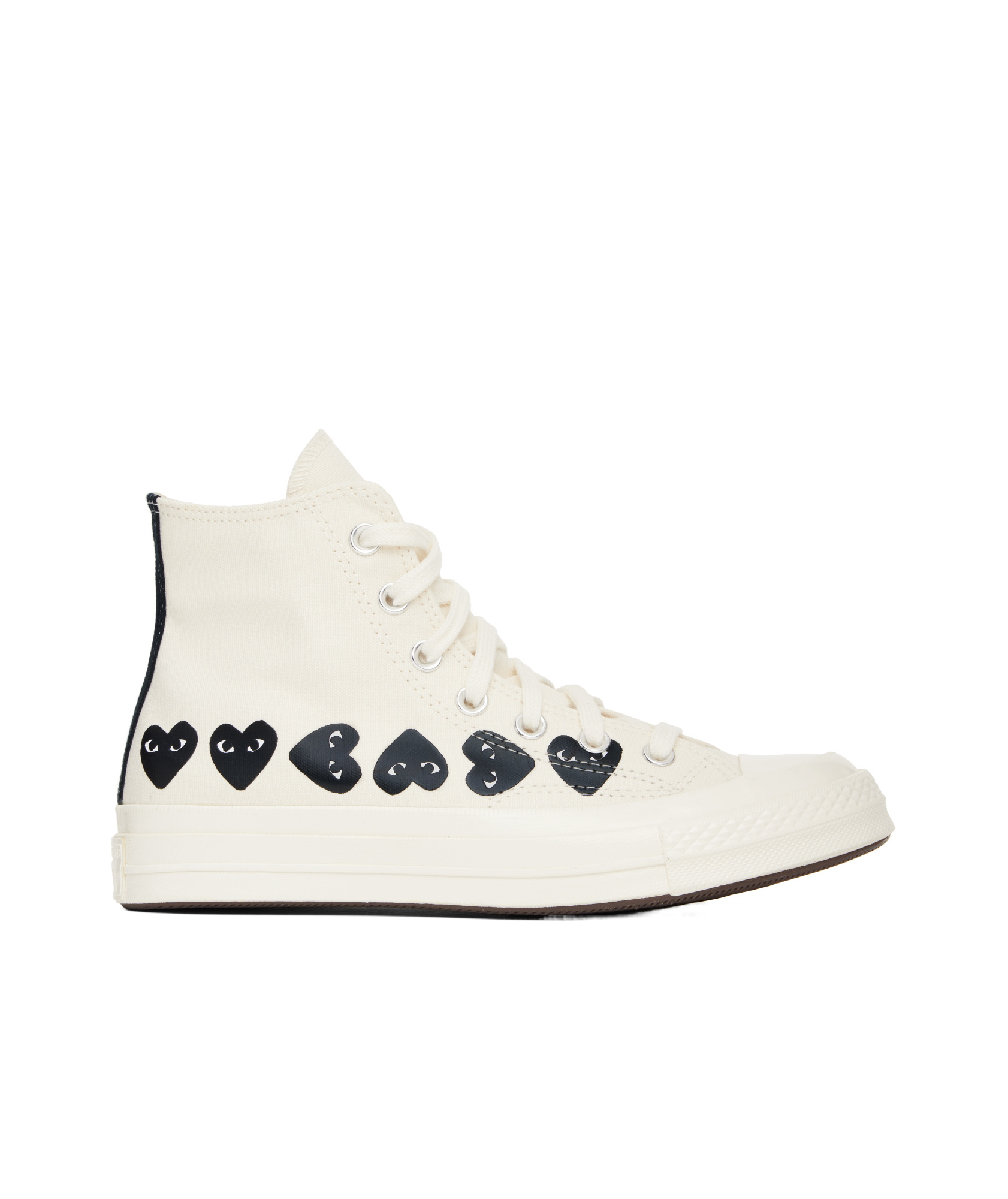 Comme Des Garçons Play Sneakers In White