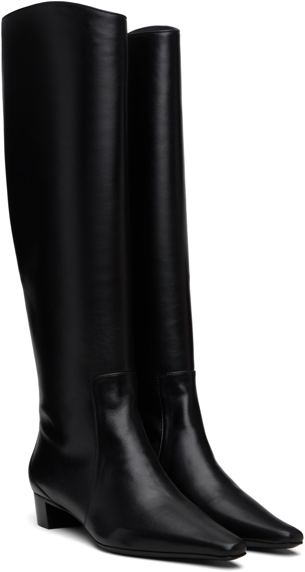 By Far Pascal Nappa Leather High Boots In Black