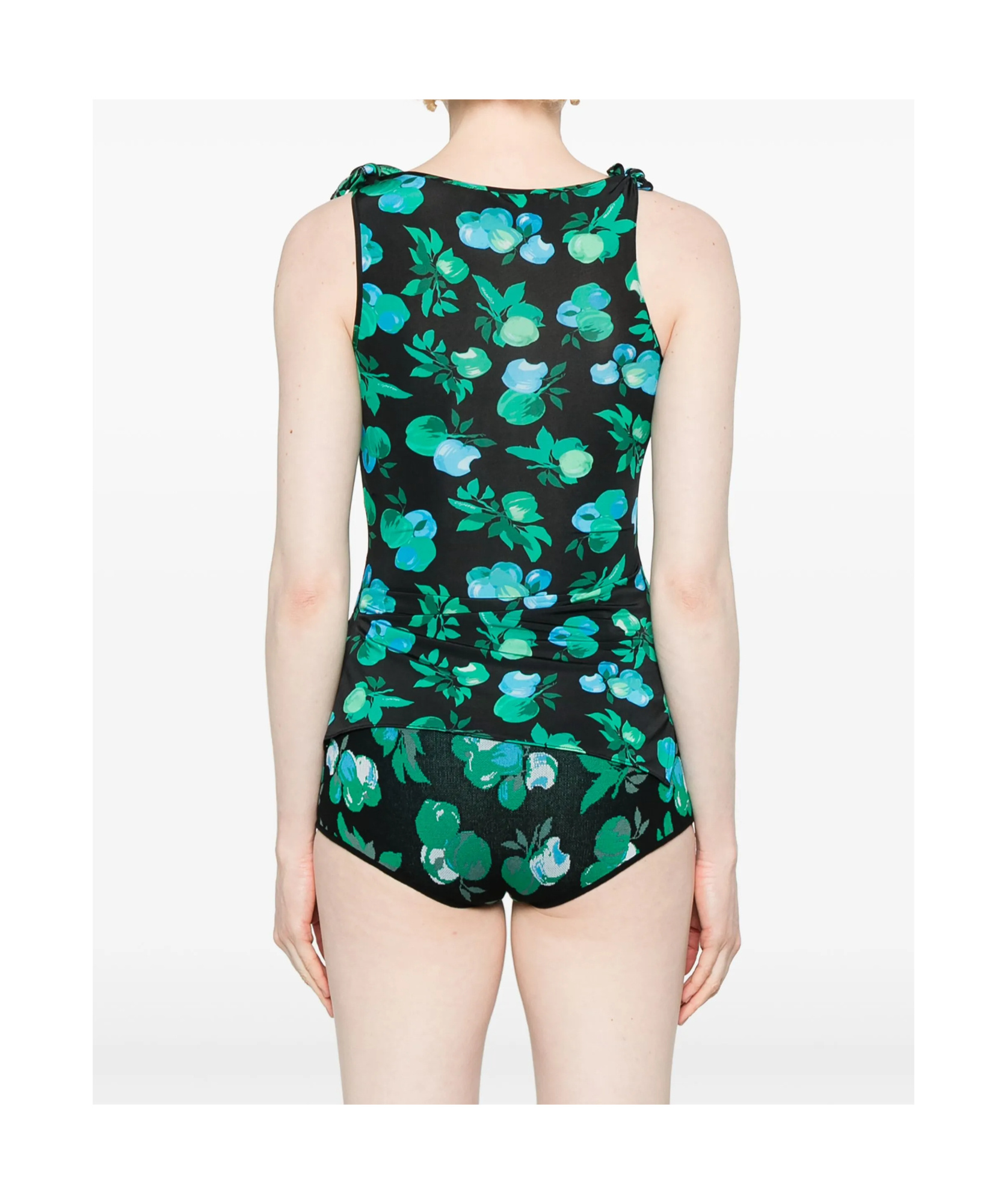 Coperni Asymmetric Flower Sleeveless Top