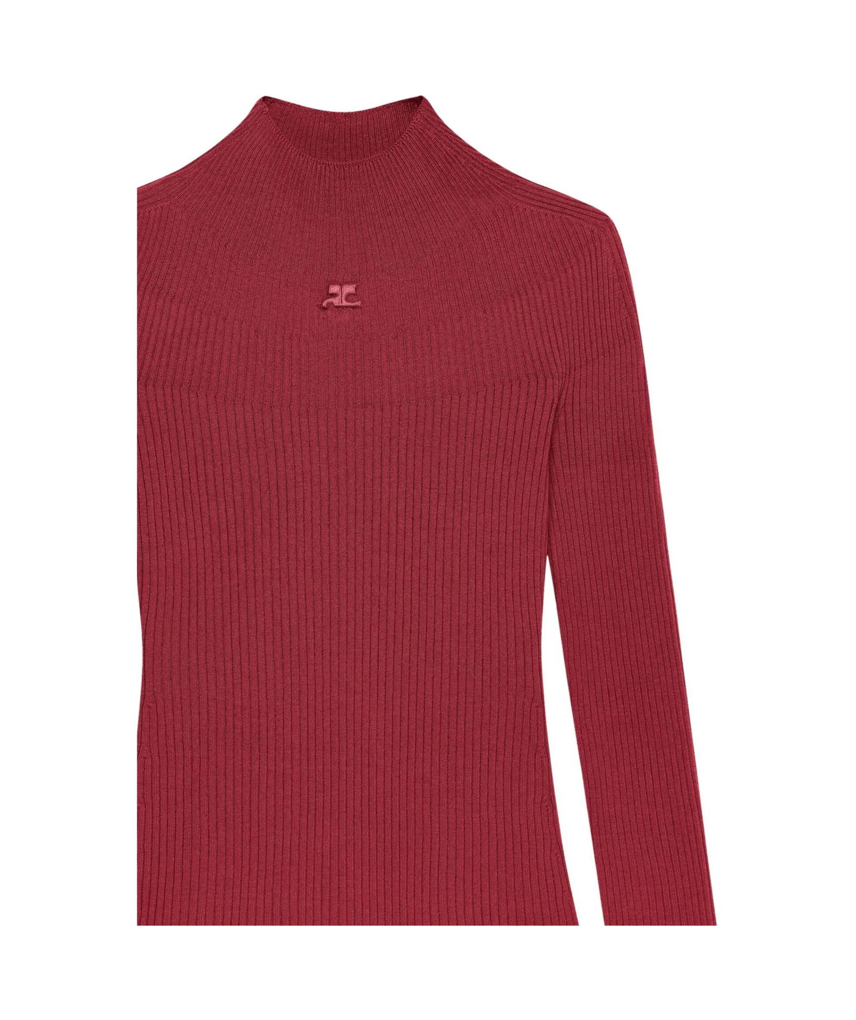 Courrèges Solar Sweater In Red