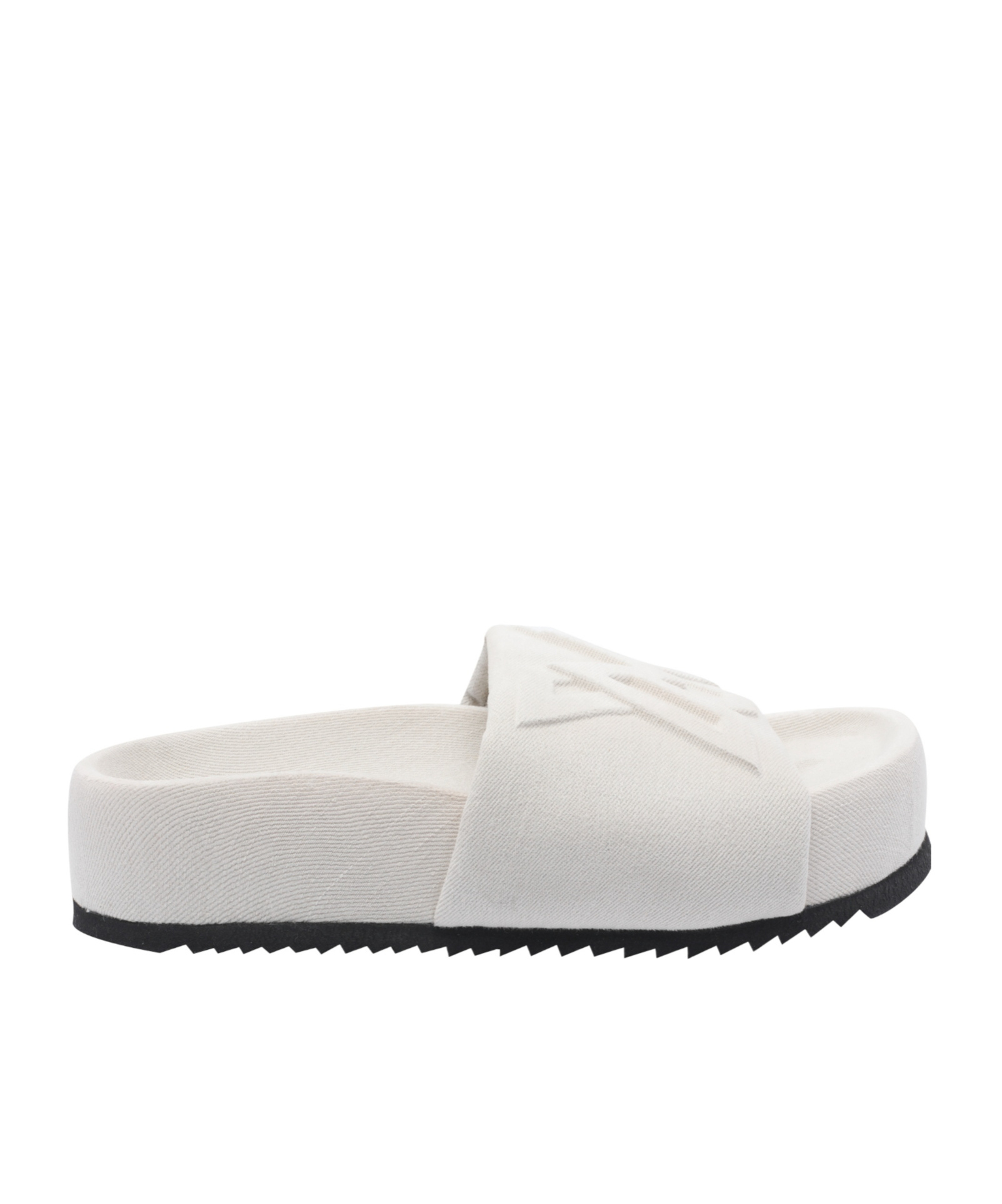 Vic Matie Round Toe Platform Sandals In White
