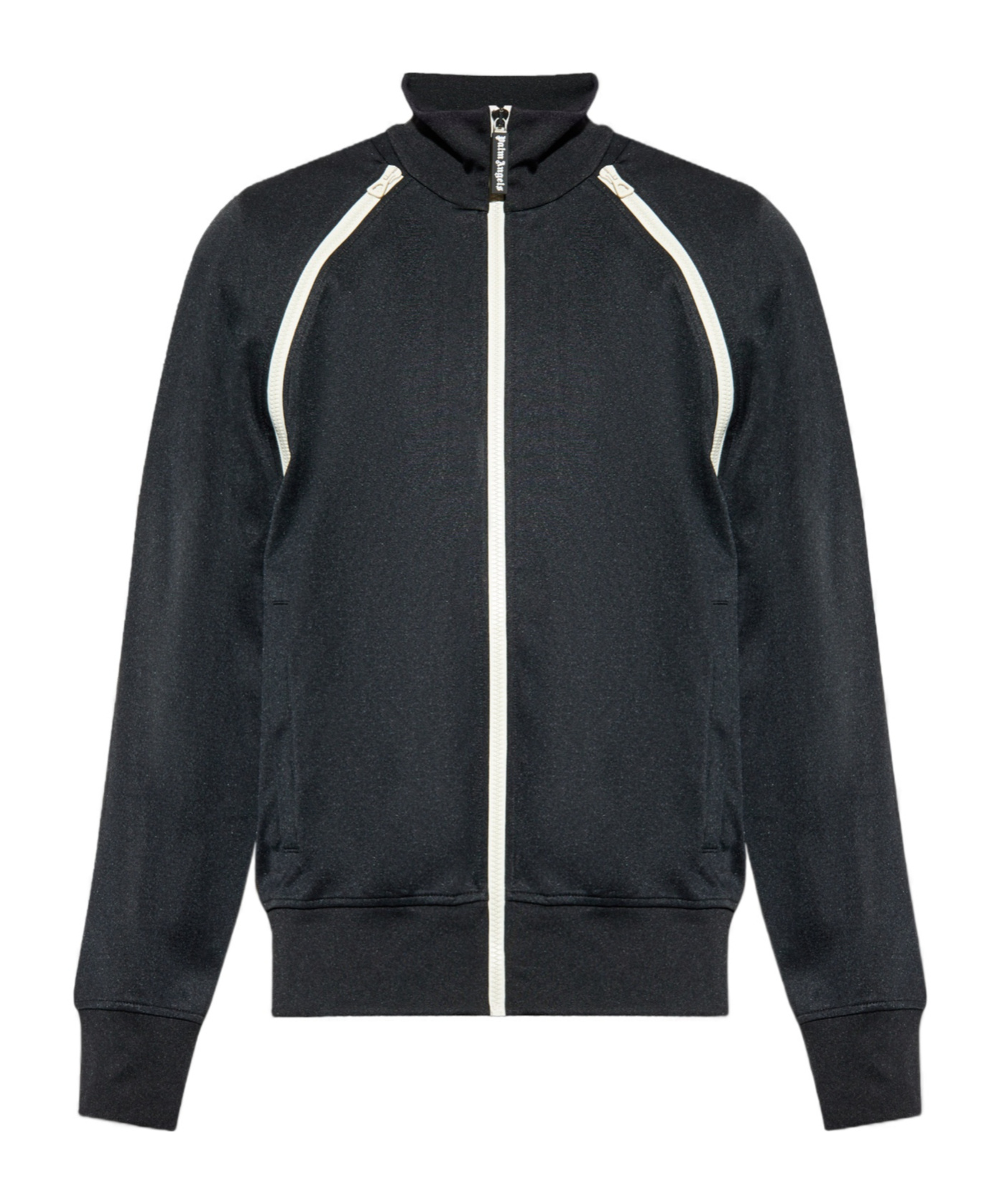 Palm Angels Turtleneck Sweatshirt In Black