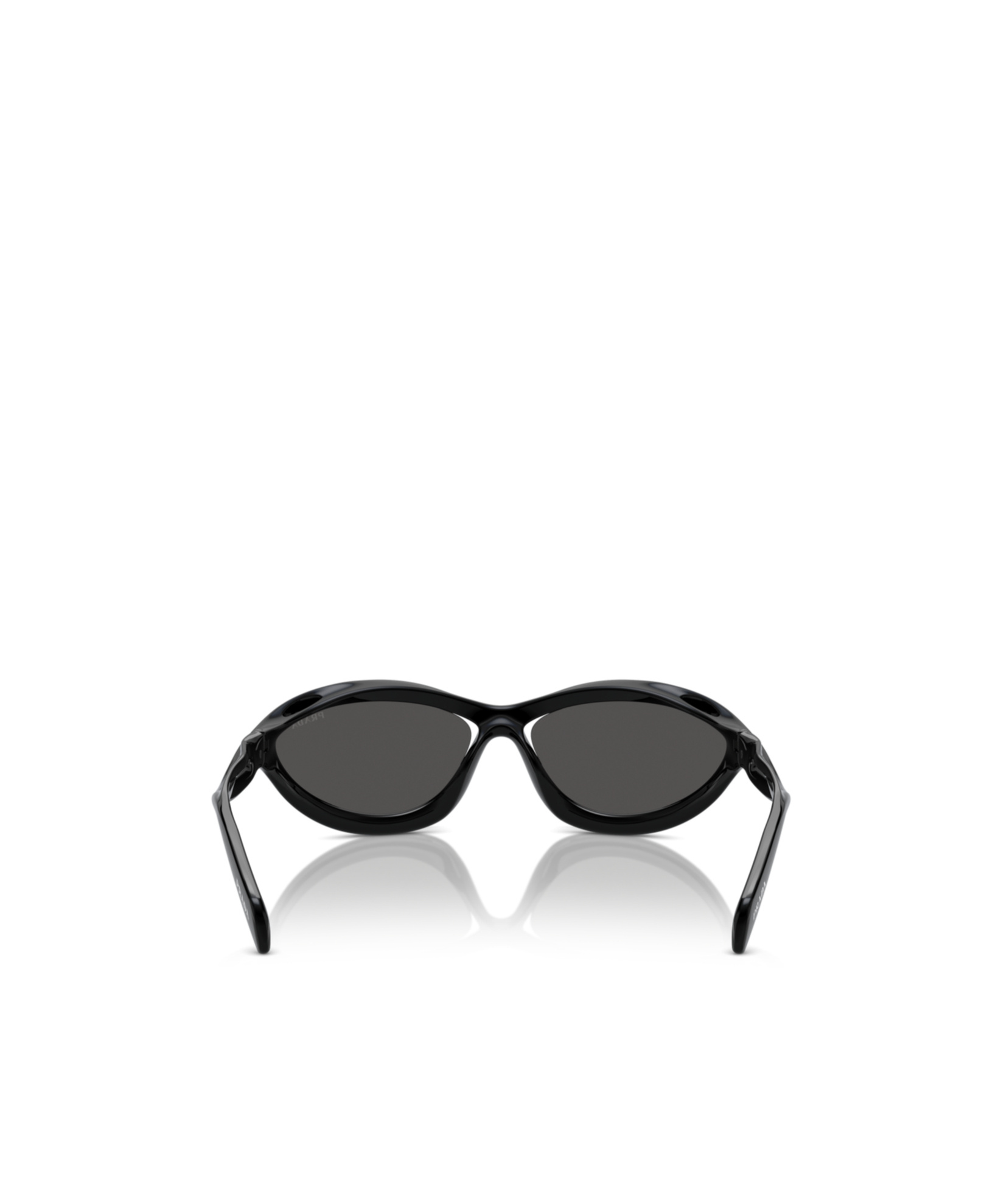 Prada Pr A23s Black Sunglasses In Black