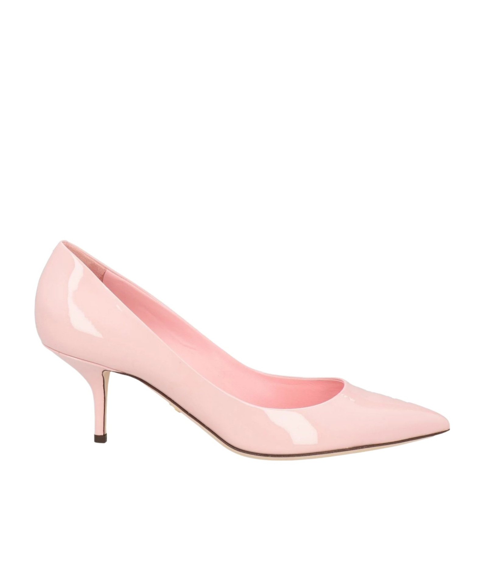 Dolce & Gabbana Patent Leather Pumps In Nude
