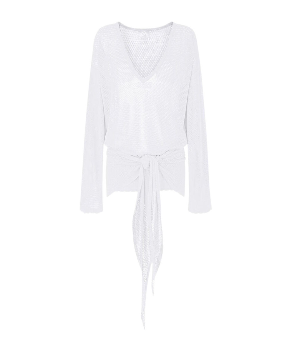 Attico The Dresses Gend - White Mini Dress White Main Material: 100% Viscose In White