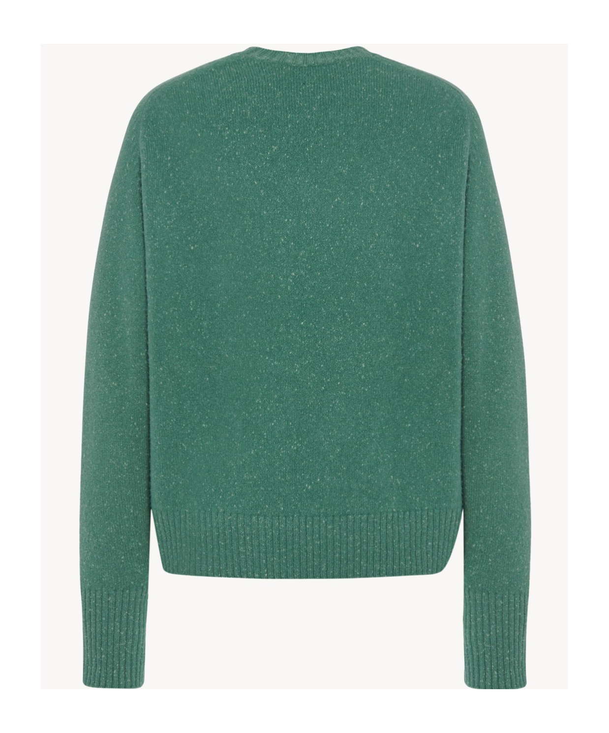 The Row Mansell Pure Wool Sweater In Green