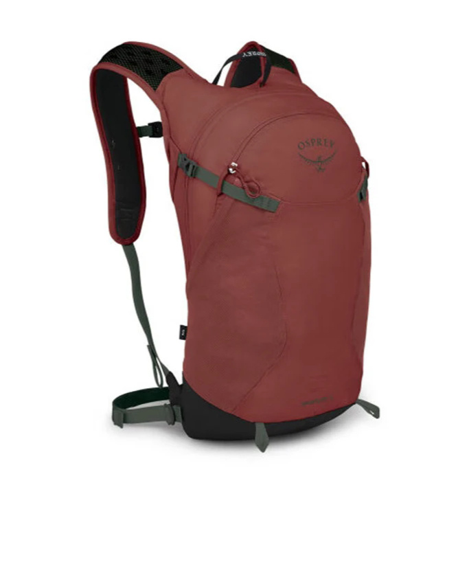 Osprey Zippered Backpack In Red