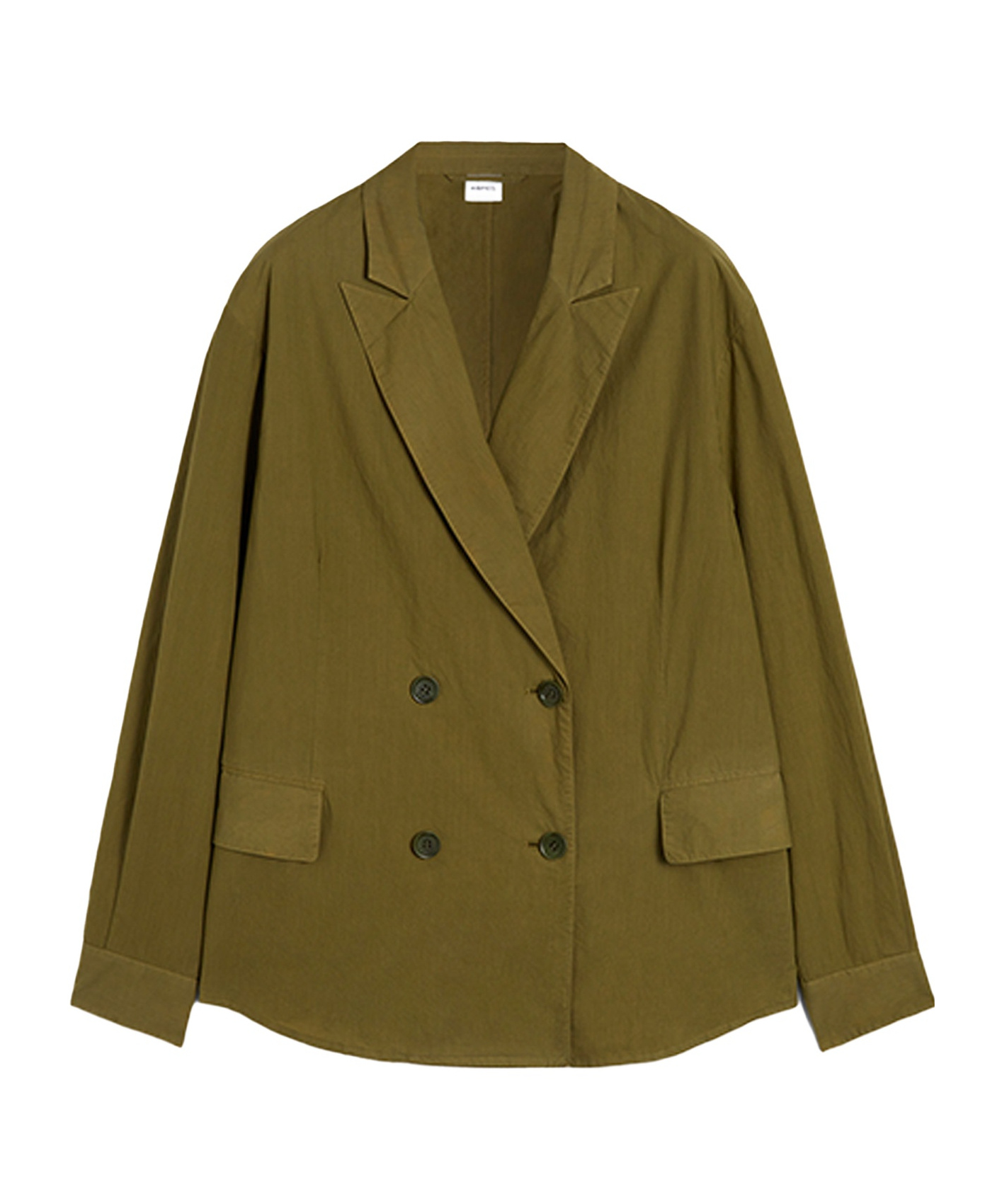 Shop Aspesi Double Breasted Casual Jacket