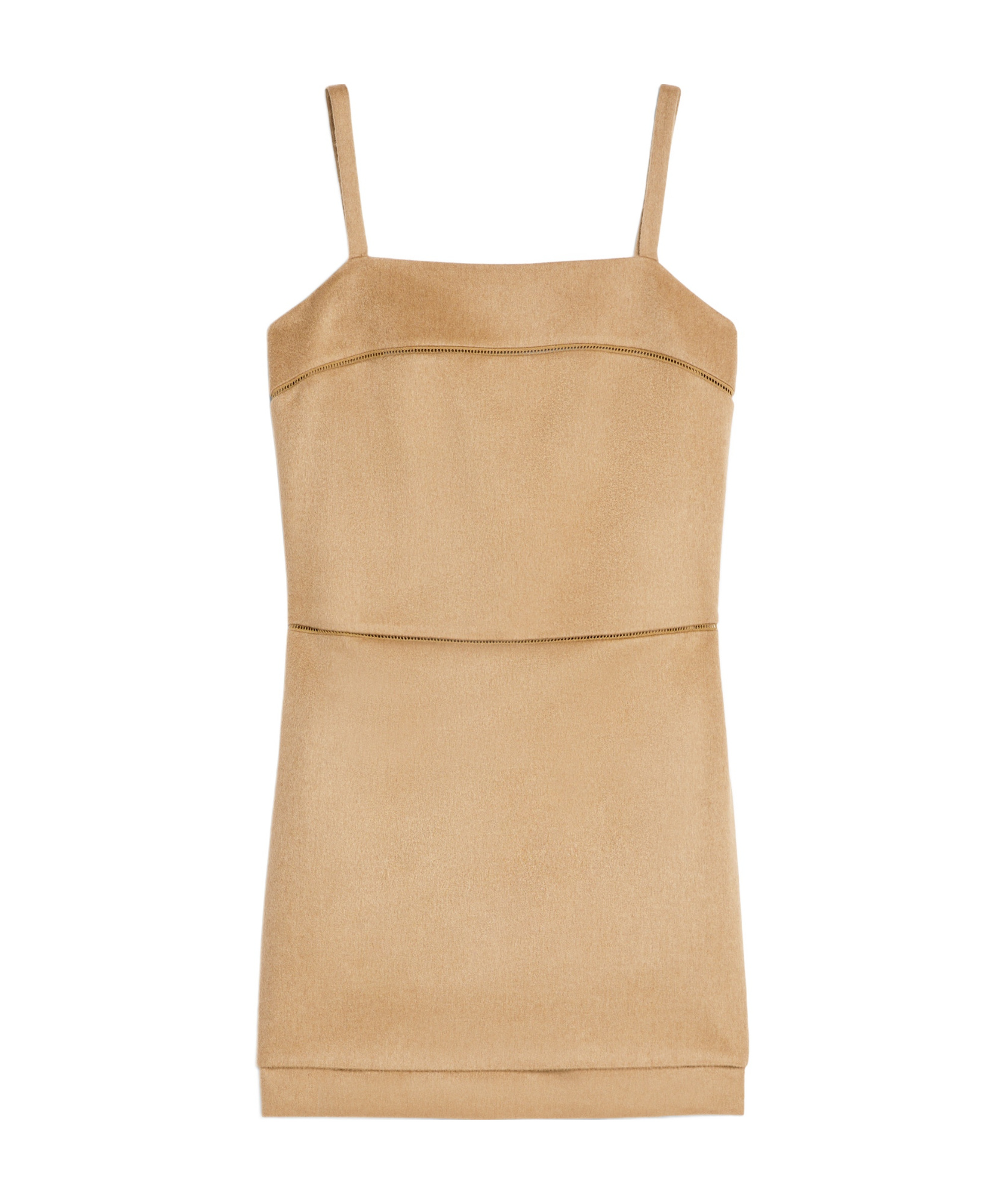 Max Mara Short Dress In Camel