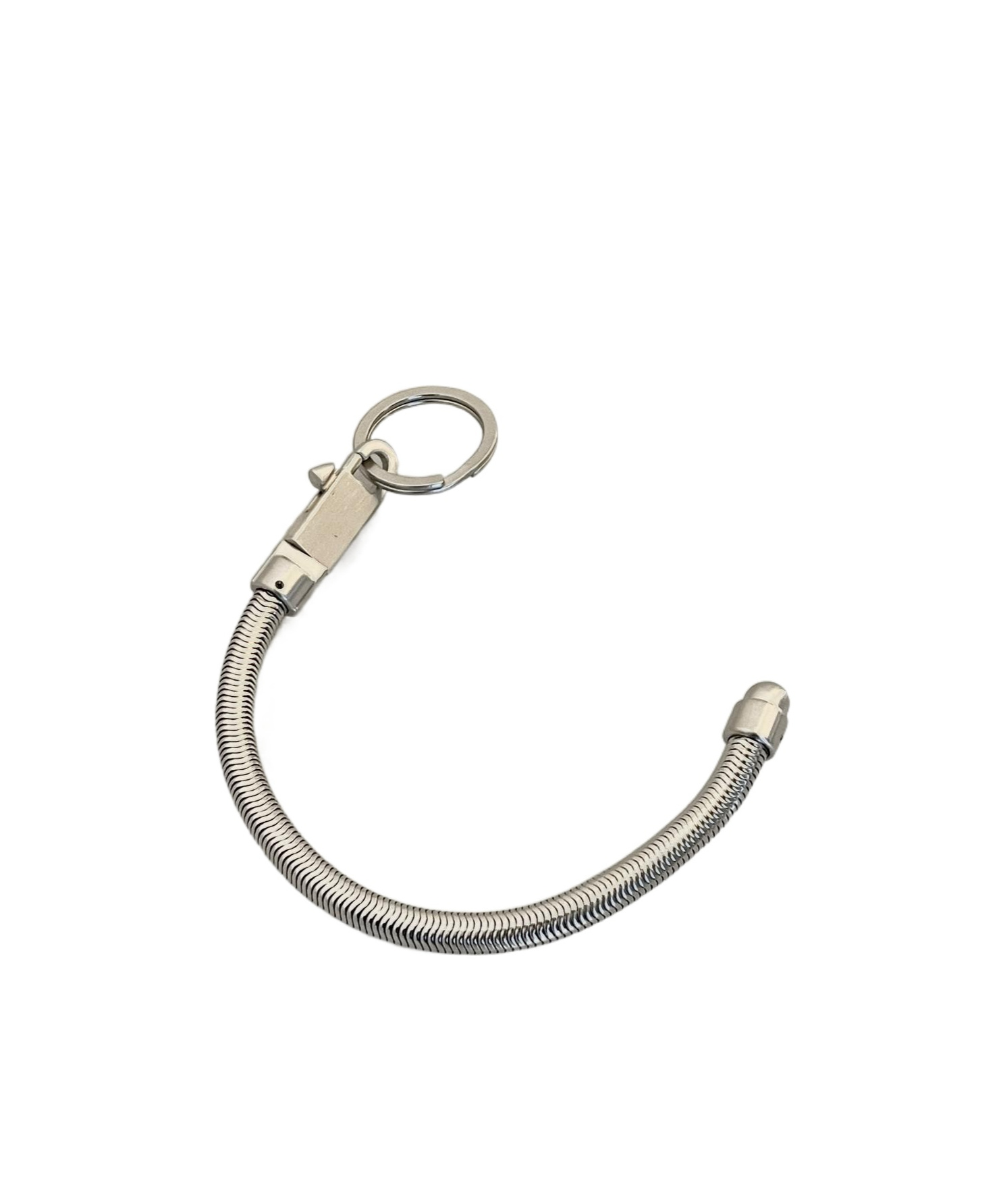 Rick Owens Flexible Keyring In Gold