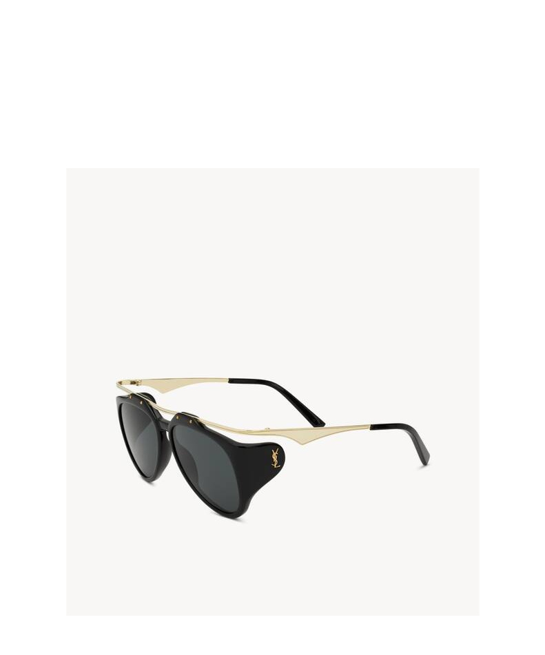 Saint Laurent Ysl Sl M137 Amelia Singlasses In Black