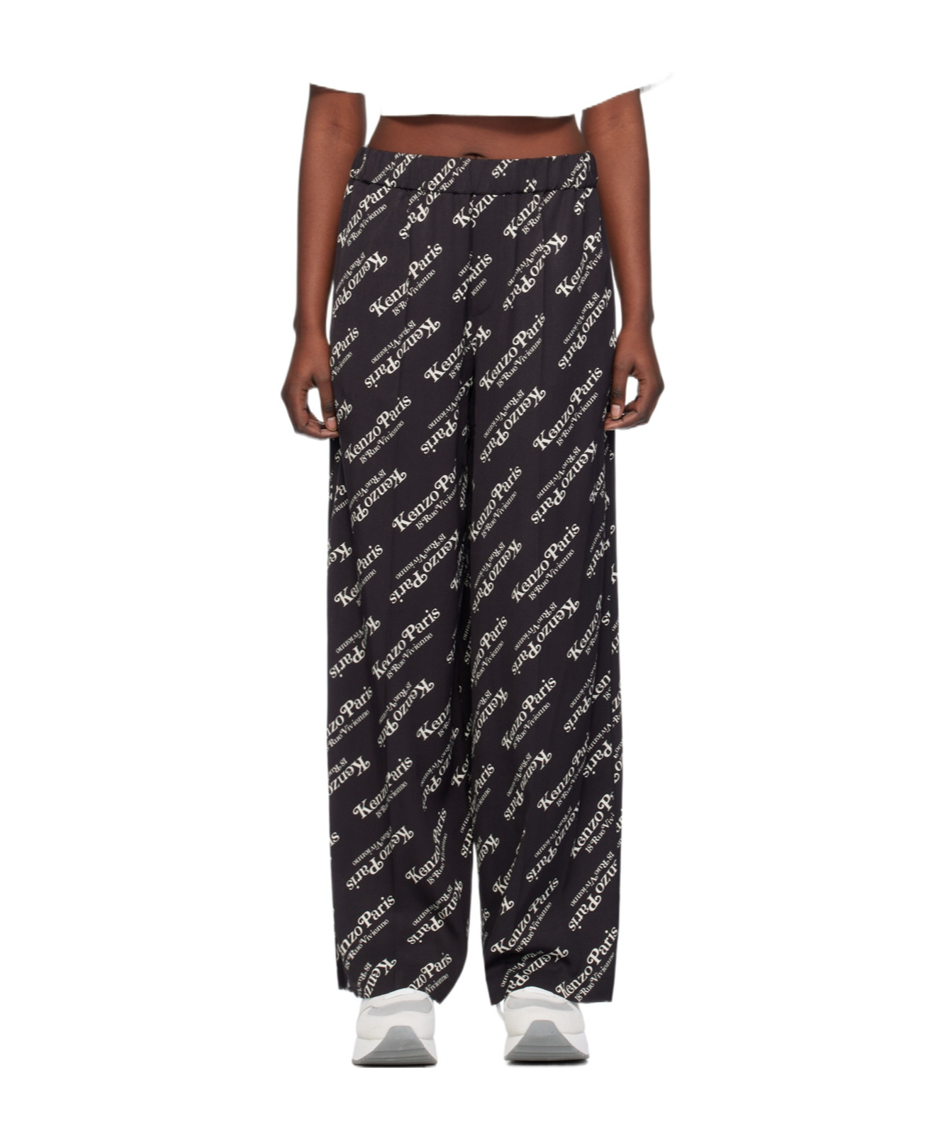 Kenzo X Verdy Joint Logo Sweatpants In Black