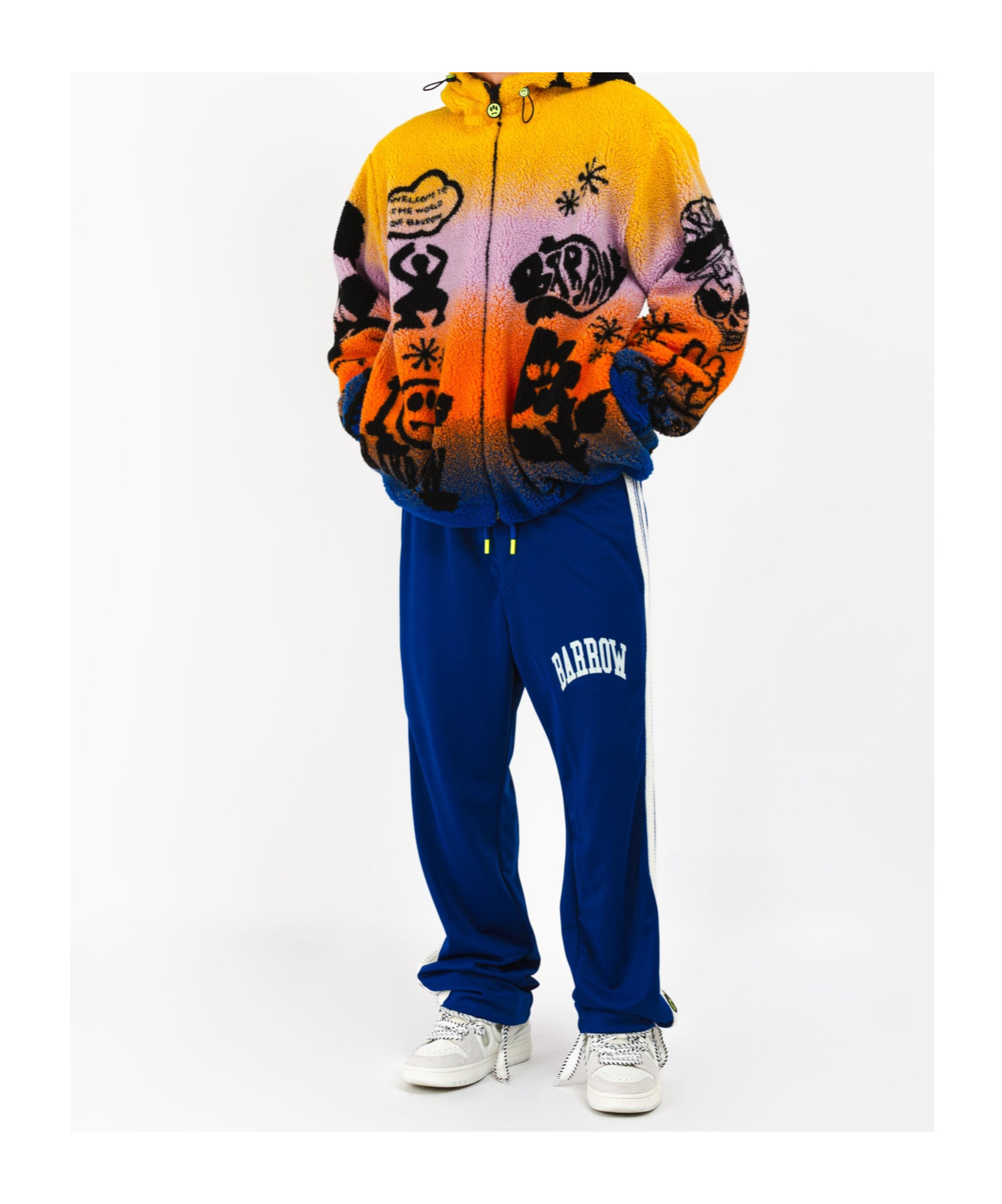 Barrow Pattern Casual Jacket In Multicolor