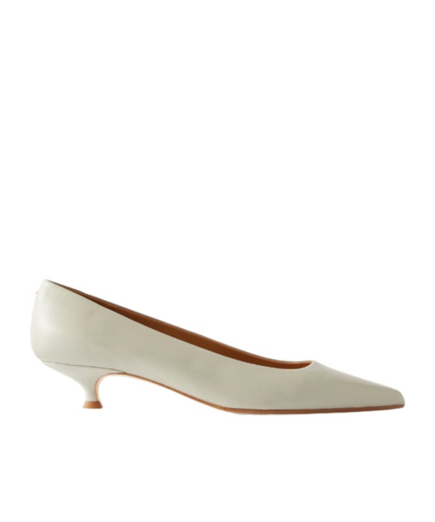 Aeyde Leather Pumps In Nude
