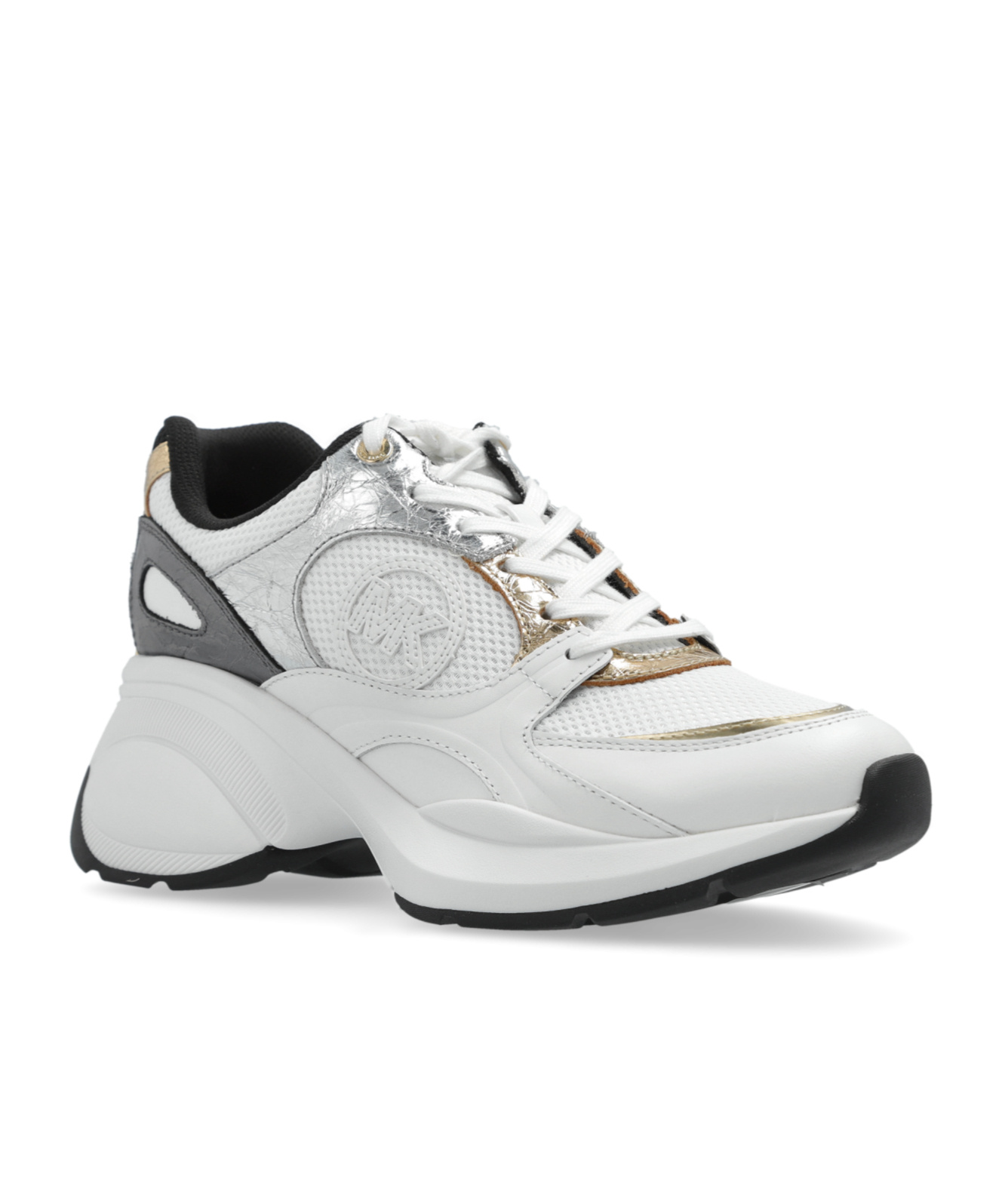 Michael Michael Kors Laced Sneakers In Gray