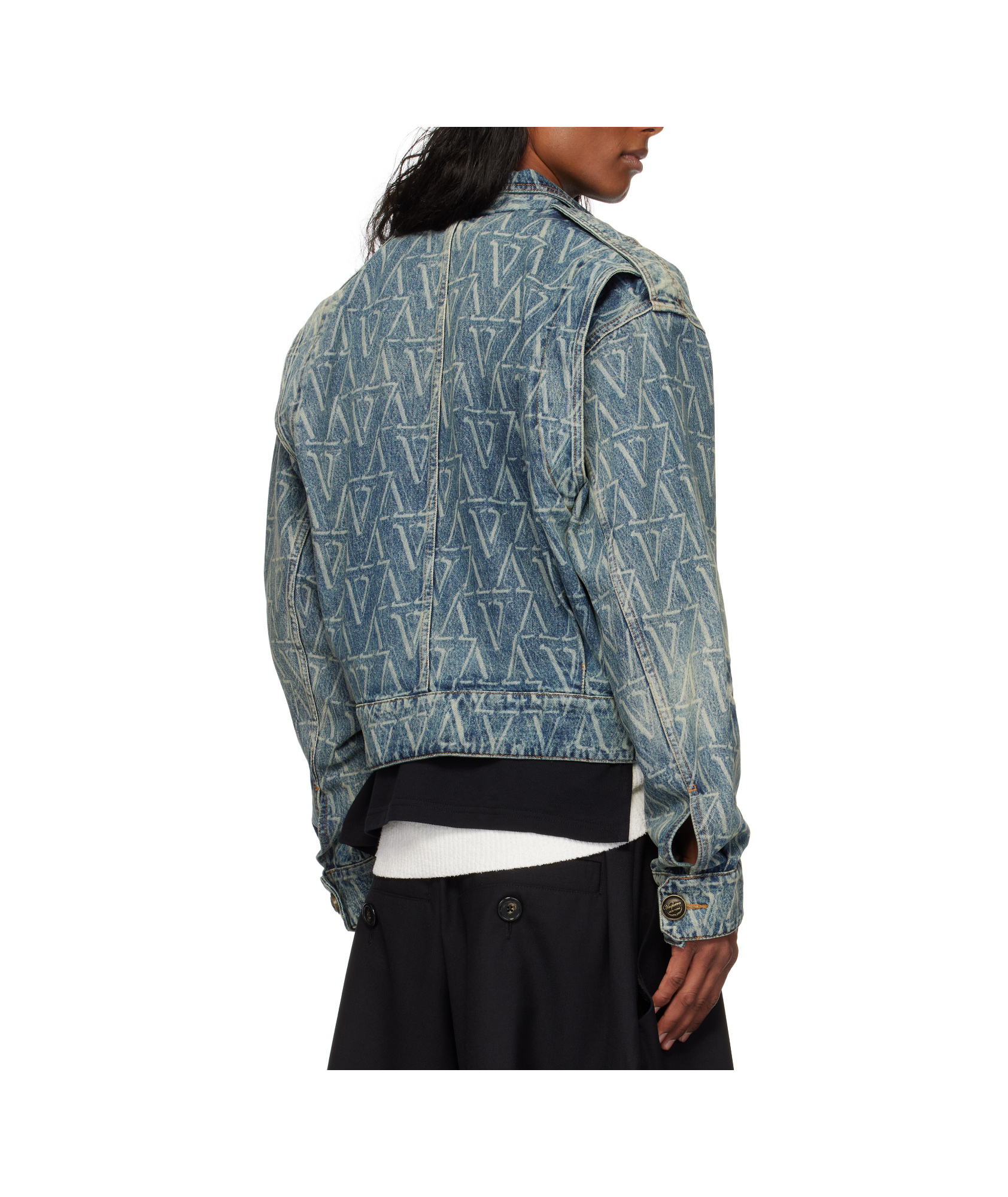 Vaquera Monogram Denim Jacket