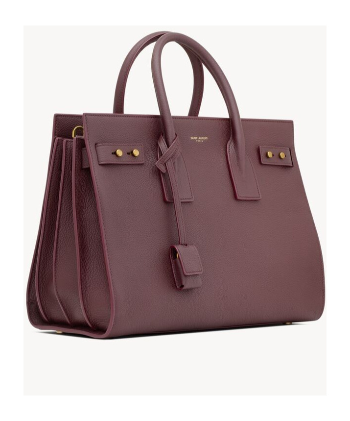 Saint Laurent Small Sac De Jour Tote Bag In Red