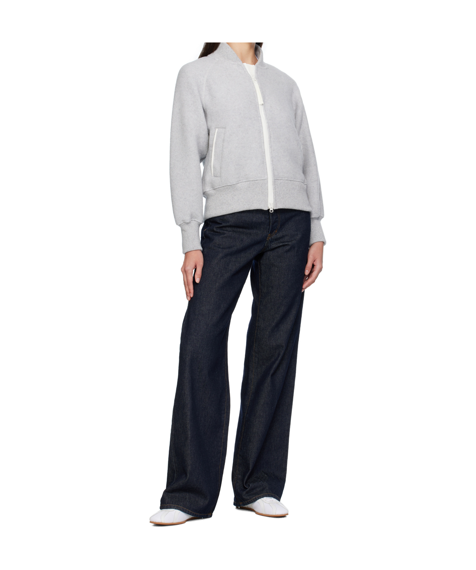 Canada Goose Sierra Zip-front Bomber Jacket In Gray