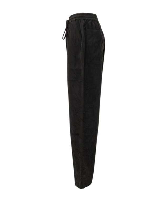 Studio Nicholson Capel Drawstring Straight-leg Trousers In Black
