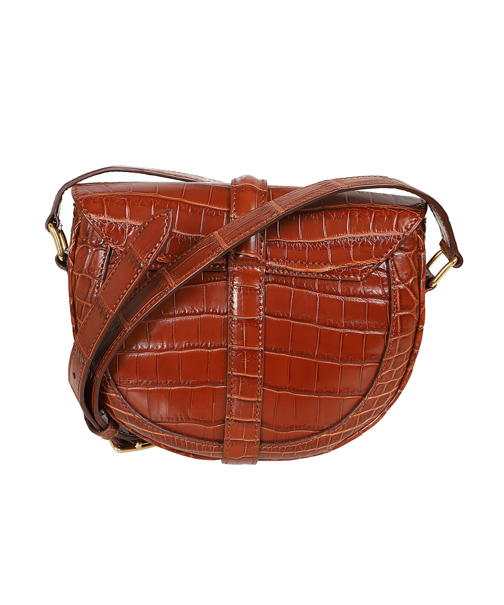 Celine Flip Shoulder Bag In Brown