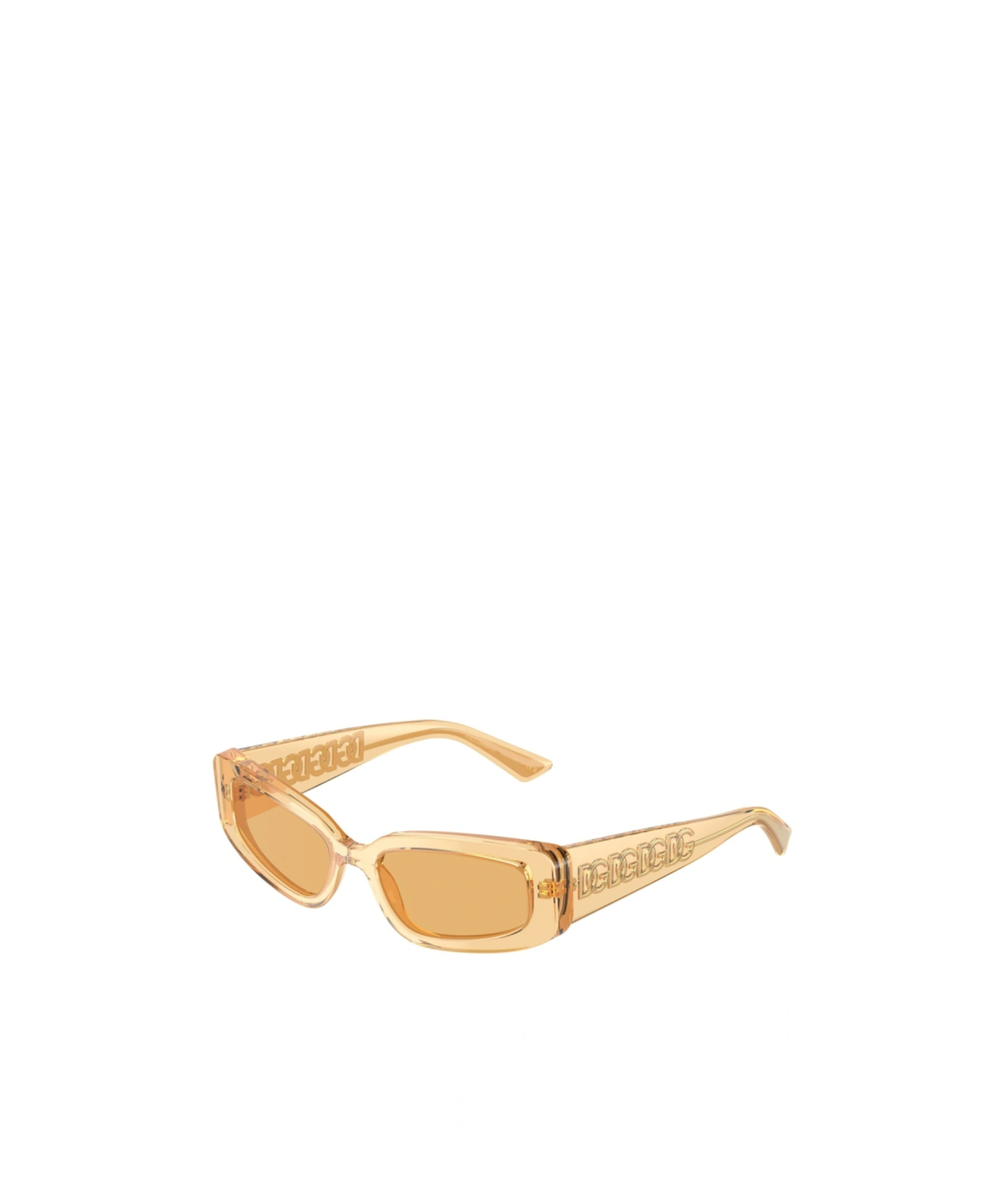 Dolce & Gabbana Dolce Gabbana Eyewear Rectangular Frame Sunglasses In Yellow