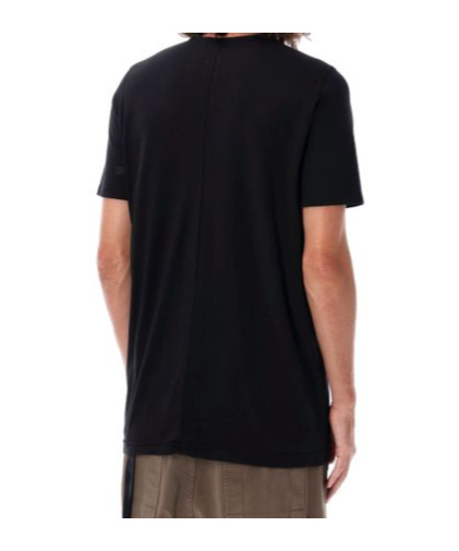 Rick Owens Drkshdw Drkshdw By Rick Owens Oversized Cotton T-shirt With Geometric Design And Relaxed Fit In Black