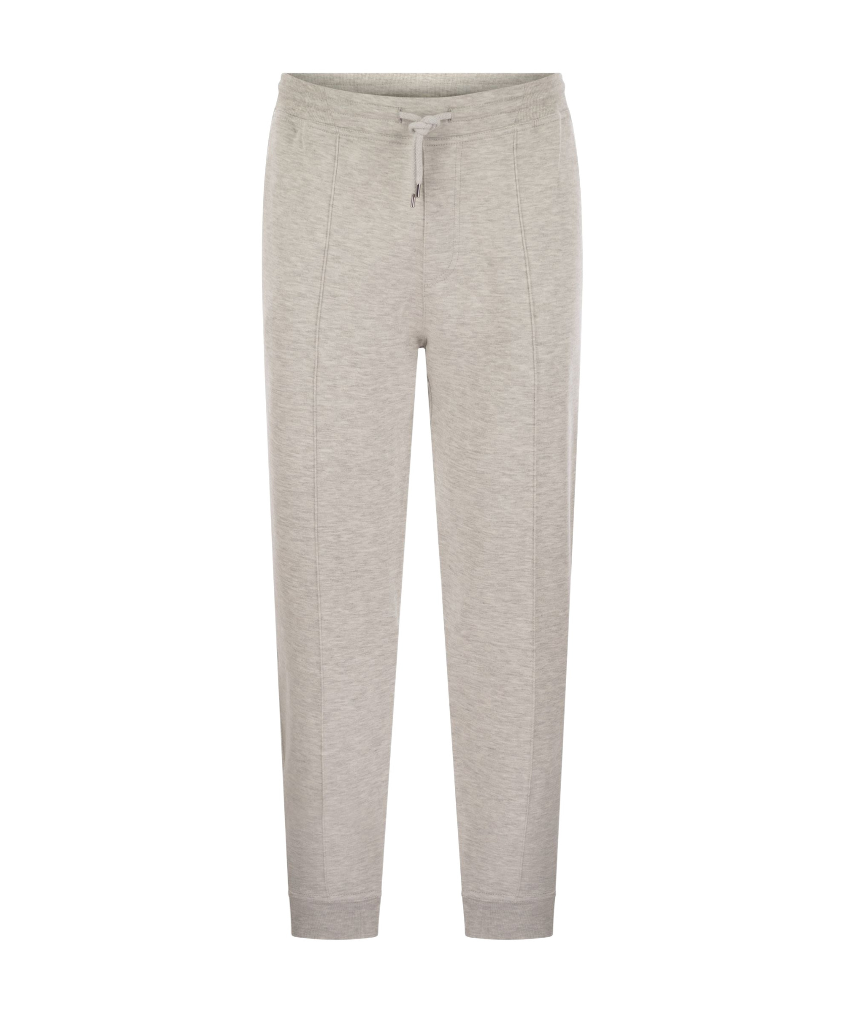 Brunello Cucinelli Elastic Waist Casual Pants In Nude
