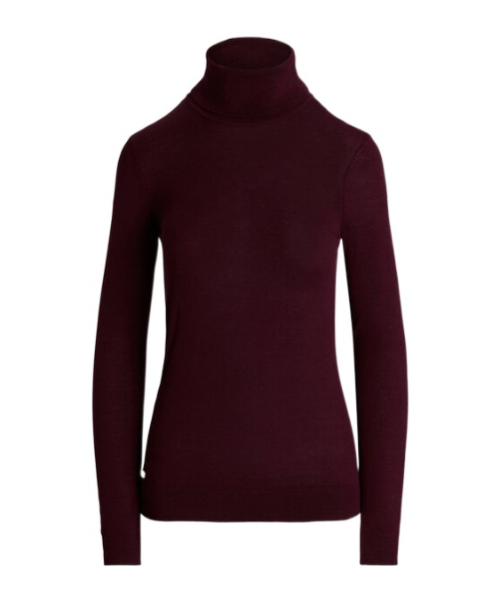 Ralph Lauren Turtleneck Sweater In Brown