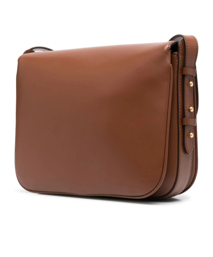 Soeur Flip Shoulder Bag In Brown