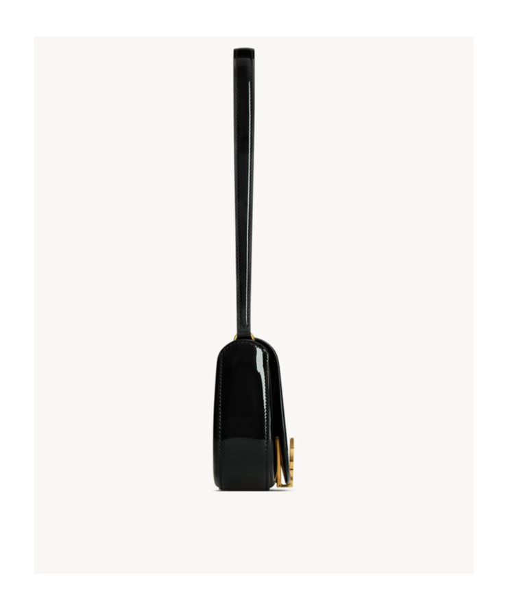 Saint Laurent Voltaire Mini Smooth Leather Shoulder Bag In Black