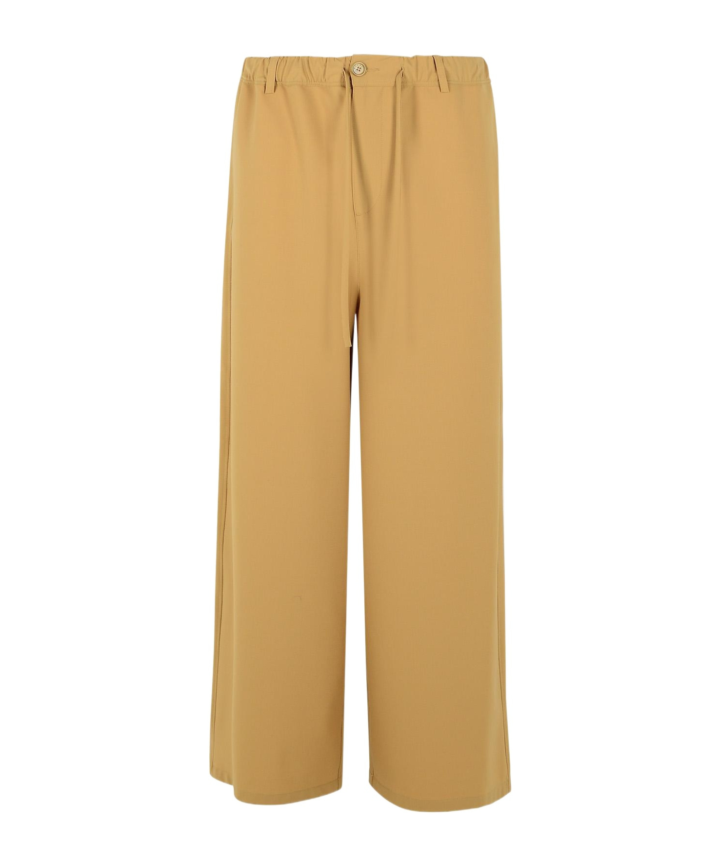 Marni Elastic Waistband Casual Pants In Nude