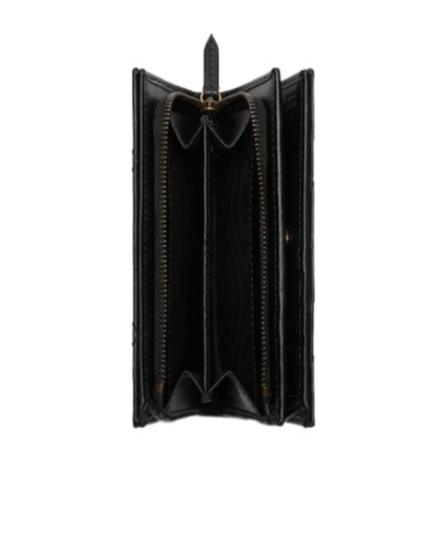 Gucci Gg Marmont Logo Wallet In Black